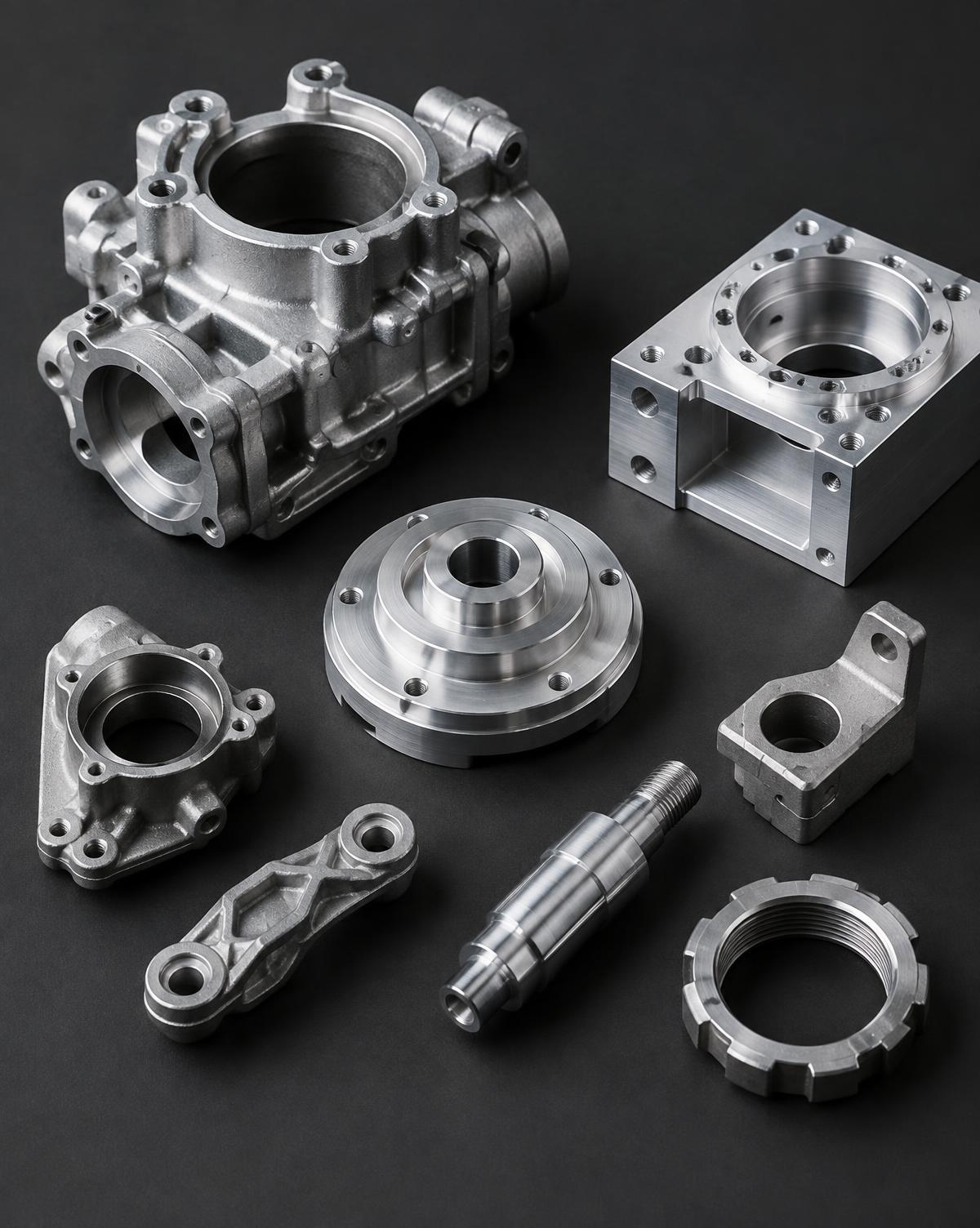 Precision die-cast and machined metal components